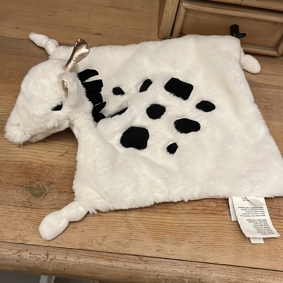 Pottery Barn Kids Rachel Zoe Giraffe Lovey Thumbie Blankie Security Blanket - Picture 9 of 10